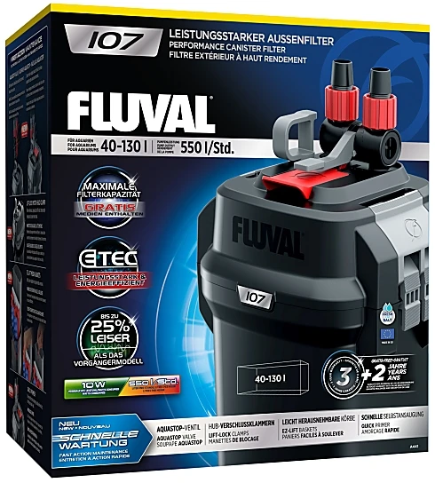 Fluval 107 External Aquarium Filter 3 Fluval 107 External Aquarium Filter