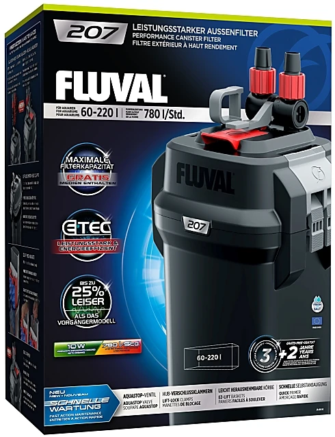 Fluval 207 External Aquarium Filter 3 Fluval 207 External Aquarium Filter