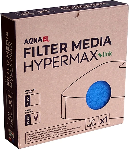 AQUAEL Hypermax Sponge Filter Cartridge Finish 3 AQUAEL Hypermax Sponge Filter Cartridge Finish